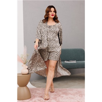 Anastasia 1189 платина, Шорты,  Топ, Халат