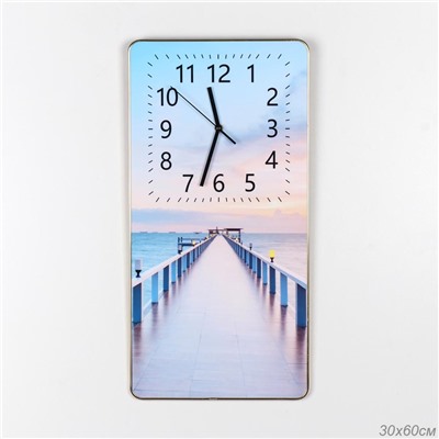 Часы настенные 30х60 см / 2833 /уп 10/