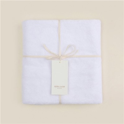 Коврик махровый SL HOME: Basic "Блан де Блан" 50х70 см, 100% хлопок, 730 г/м2
