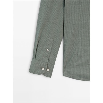 Camisa algodón extrafino slim fit