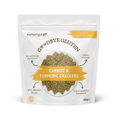 Naturiga Крекер с морковью и куркумой 40 гр