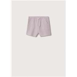 Short algodón cintura elástica -  Niña | MANGO OUTLET España