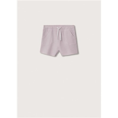 Short algodón cintura elástica -  Niña | MANGO OUTLET España
