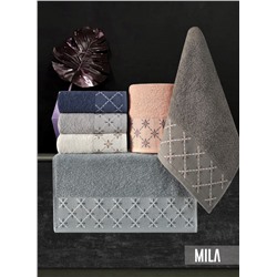 Полотенце Карвен Vip CottonMILA 70*140 1шт.махра,penye Н 3241 (Акция)