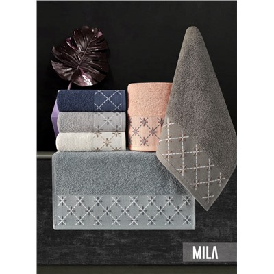 Полотенце Карвен Vip CottonMILA 50*90 6шт.махра,penye Н 3240 (Акция)