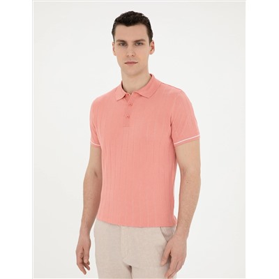 Красная кнопка подъема Polo yaka Knitwear t -For