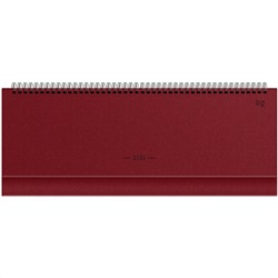 Планинг датированный 2025г., 64л., 330*130мм, балакрон, BG "Ariane. Dark red"