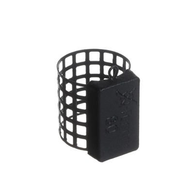 Груз-кормушка металлическая X-FEEDER ME CLASSIC M PERFO, цвет Matt Black, 80 г, 35 мл