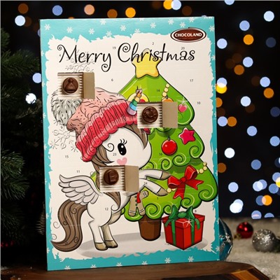 Адвент-календарь новогодний, Magic Cute UNICOR, МИКС, сладкие конфеты, 50 г