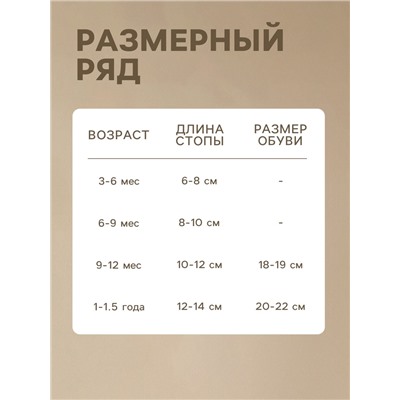 Набор носков Крошка Я BASIC LINE, 10 пар, 8-10 см, белый