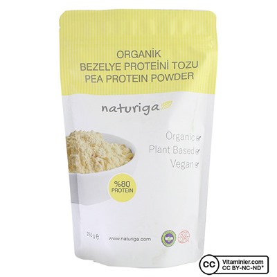Naturiga Органический гороховый протеиновый порошок 250 гр