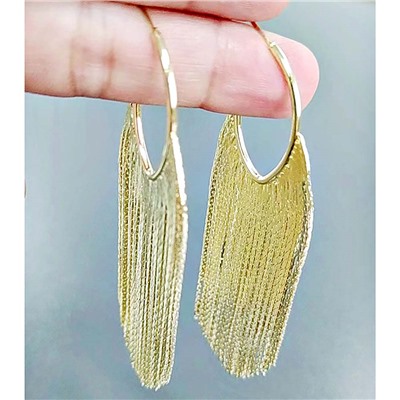 Серьги длинные на гвоздиках арт. 13 2925 (id 267805)