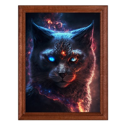 POSV-0322 Постер в рамке 17x23см Кот