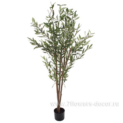 Дерево искусственное "Олива" в кашпо, H150 см