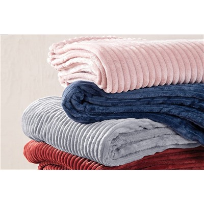 Плед KARVEN Super Soft DIAS 160*220 п/э 1.5 спальный Р 941синий (Акция)