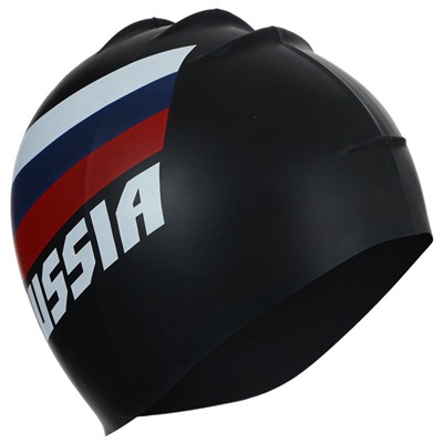 Шапочка для плавания взрослая ONLYTOP RUSSIA, силиконовая, обхват 54-60 см