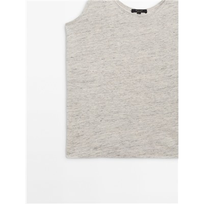 100% linen tank top