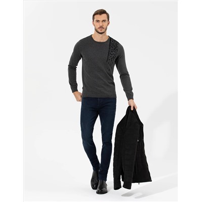 Серый меландж Slim Fit Велосипед