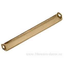 Поднос декоративный (металл), 23,2x4,7xH1,2 см
