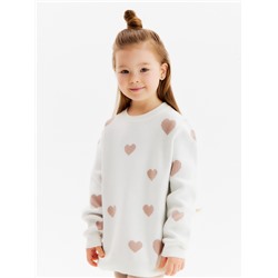Джемпер детский KAFTAN Love, размер 34 (122-128 см), бежевый