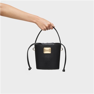Bolso bombonera - negro