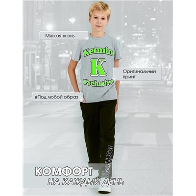 Футболка детская KETMIN EXCLUSIVE цв.Серый меланж