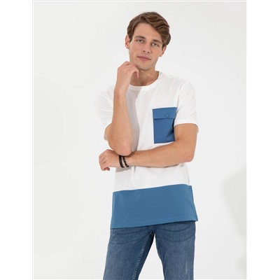 Ekru Slim Fit Printed Bike Bike T -For