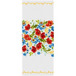Скатерть рогожка "маковое поле" 120 х 150 см