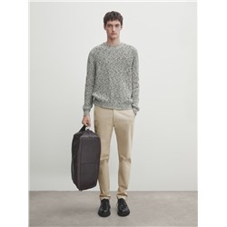 Pantalón chino mezcla algodón slim fit