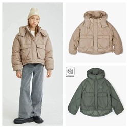 Детская теплая куртка для девочки, экспорт в Россию ✔️Glori*a Jean*s