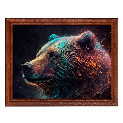POSG-0287 Постер в рамке 23x17см Медведь