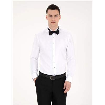 Рубашка для смокинга с белым Slim Fit
