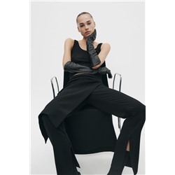 ZW COLLECTION WRAP SKIRT OVER TROUSERS