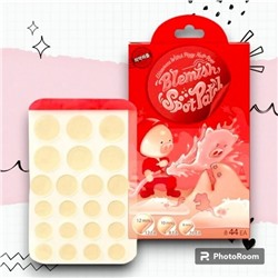 Elizavecca Патчи против воспалений, Witch Piggy Hell-Pore Blemish Spot Patch 44 шт, 100 г.