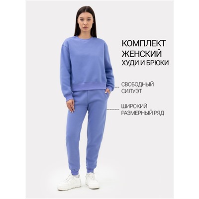 Комплект женский (джемпер, брюки) в фиолетовом цвете