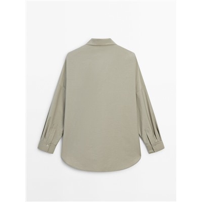 Camisa mezcla algodón cuello polo
