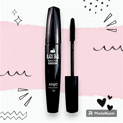 ANJO Тушь для ресниц с УЛИТОЧНЫМ МУЦИНОМ Professional Blak Snail Mascara Water Proof 12гр