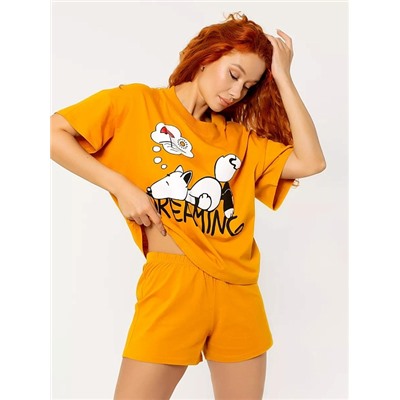Женский костюм "Сюжет" арт. к1266г / Горчичный