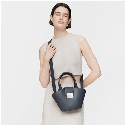 Bolso capazo Lucia - gris oscuro