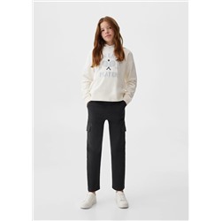 Pantalón cargo cintura elástica
