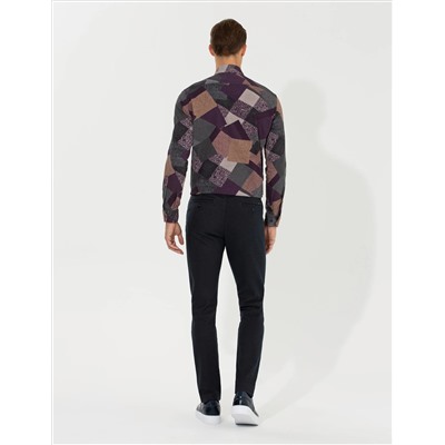 Brown Slim Fit Canvas Bloys