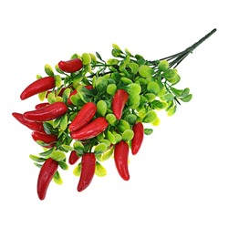 TCV025 Искусственное растение Перец на ветке, 33х8см