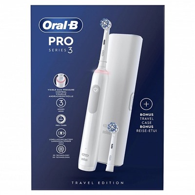 Электрическая зубная щетка Oral-B Pro 3 3500 White