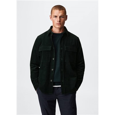 Sobrecamisa pana bolsillos -  Hombre | MANGO OUTLET España