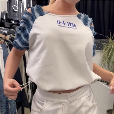 Блуза белая