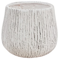 Кашпо Nobilis Marco "Ribs grey Jaze" (файберглас), D35хH26 см