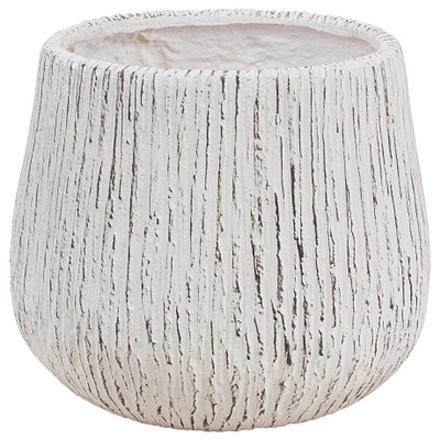 Кашпо Nobilis Marco "Ribs grey Jaze" (файберглас), D35хH26 см
