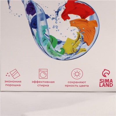 Салфетки для стирки от окрашивания белья Доляна, набор 50 шт