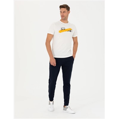 Navy Blue Slim Fit Trade Close Six