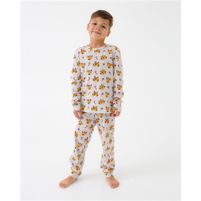 Пижама детская новогодняя KAFTAN Happy Holidays, размер 30 (98-104 см)